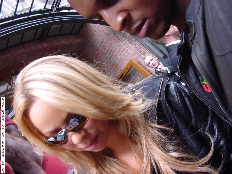 Mariah Carey's sunglasses throughout 2003.