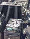 Hotel Pennsylvania (fr) und Madison Square Garden (ml) from the Empire State Building