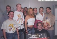 Meet & Greet After Concert In Munich - I am the guy on left front with beige tour t-shirt - click to enlarge
